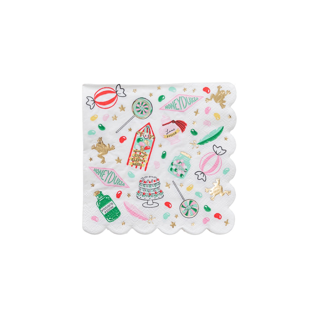 Harry Potter X Bonjour Fete Honeydukes Small Pattern Napkins