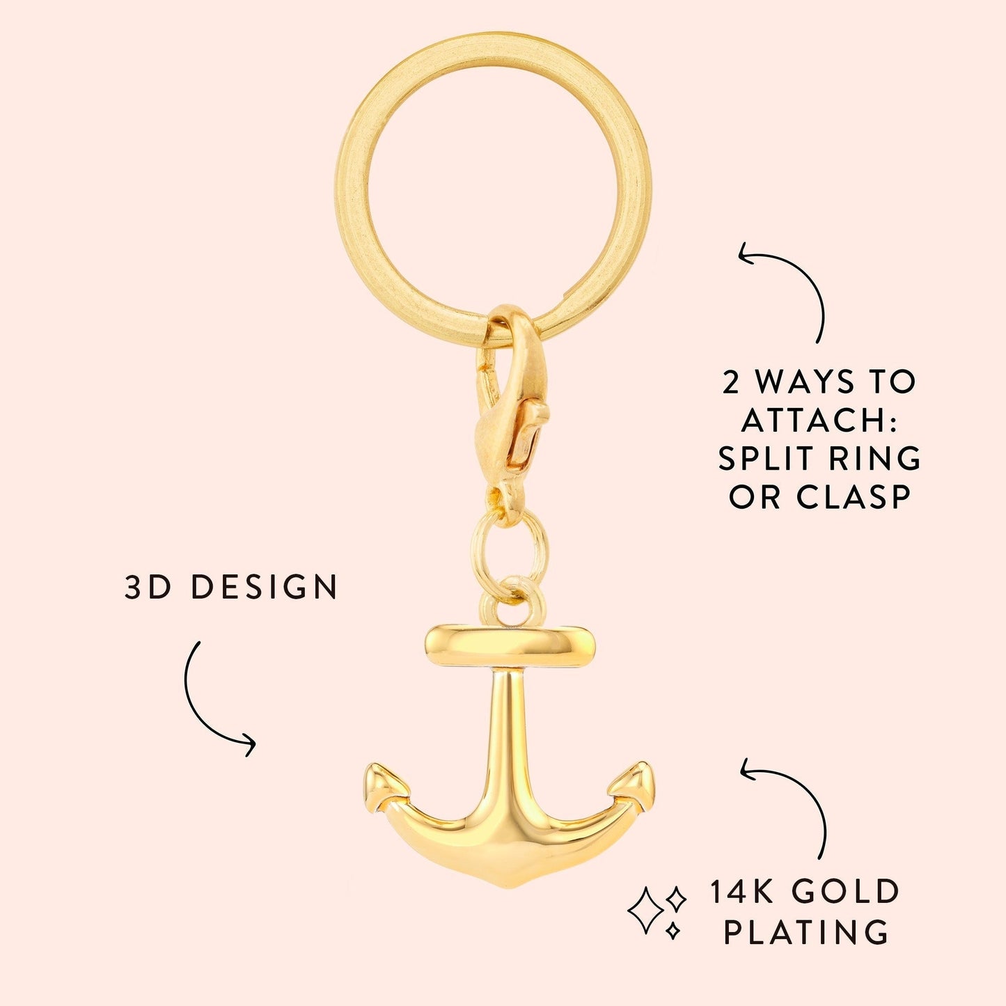 Anchors Away Collar Charm Set