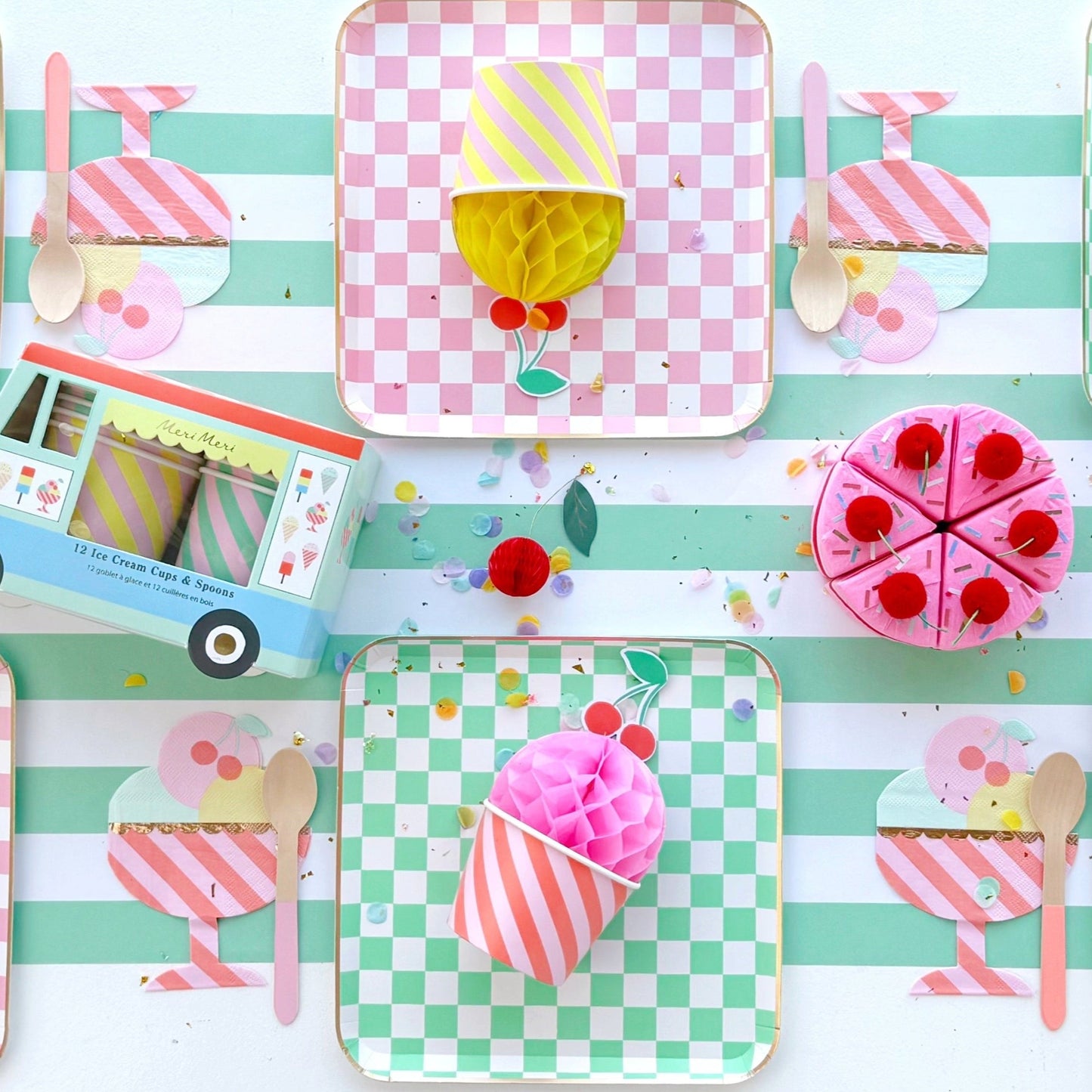 Ice Cream Sundae Napkins