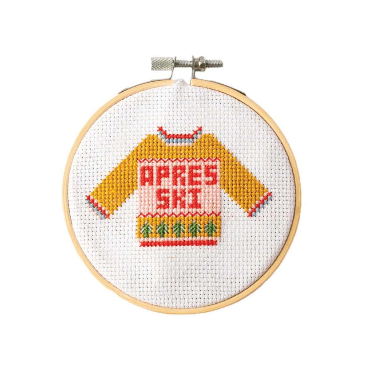 Apres Ski Christmas Sweater Cross Stitch Kit