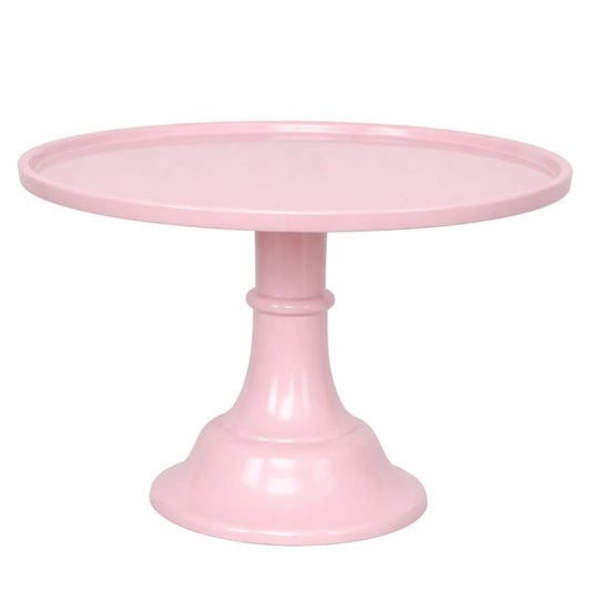 Large Petal Pink Pedestal Melamine Cake Stand