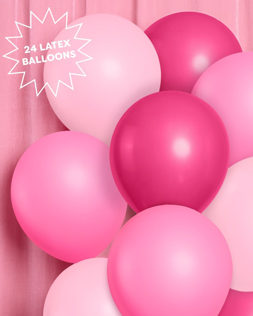 Pink Latex Balloon Pack