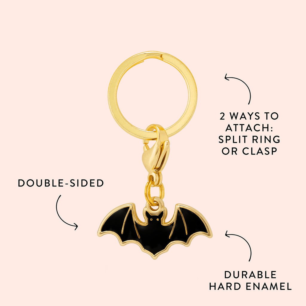 Bat Collar Charm