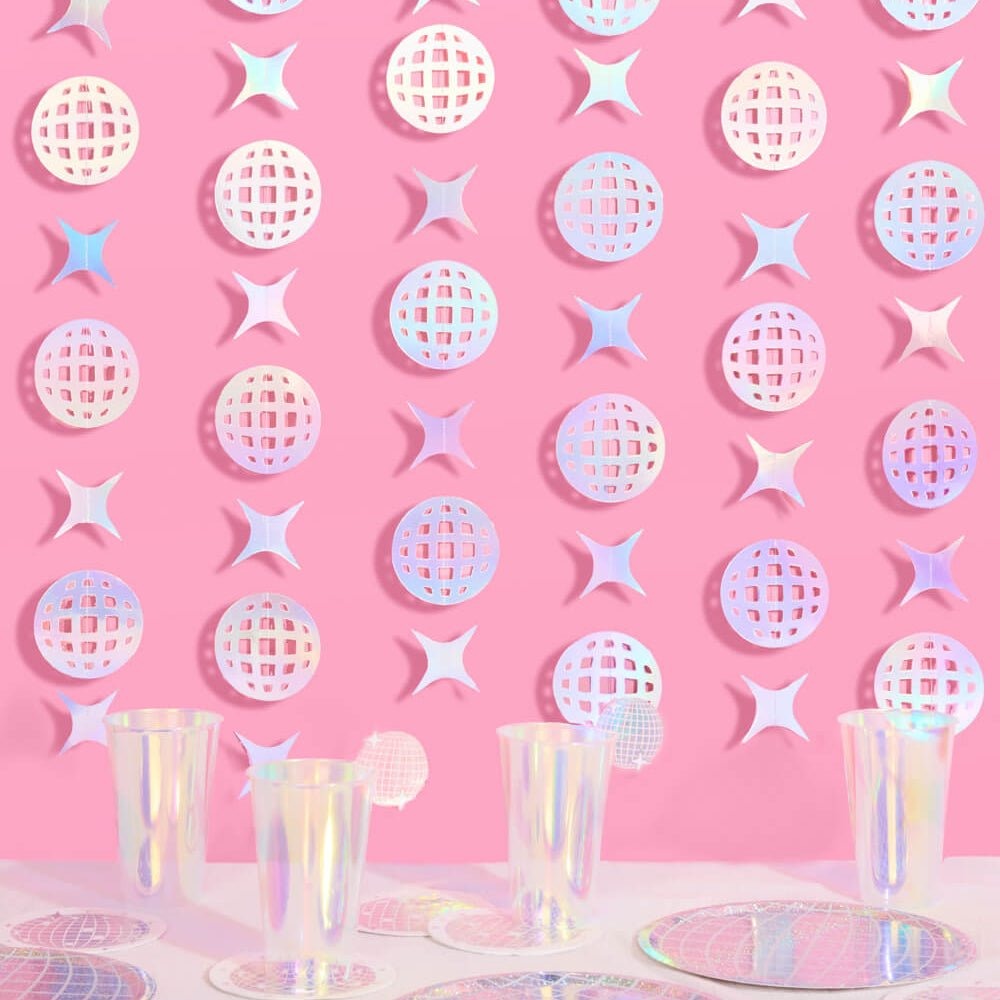 Iridescent Disco Garland