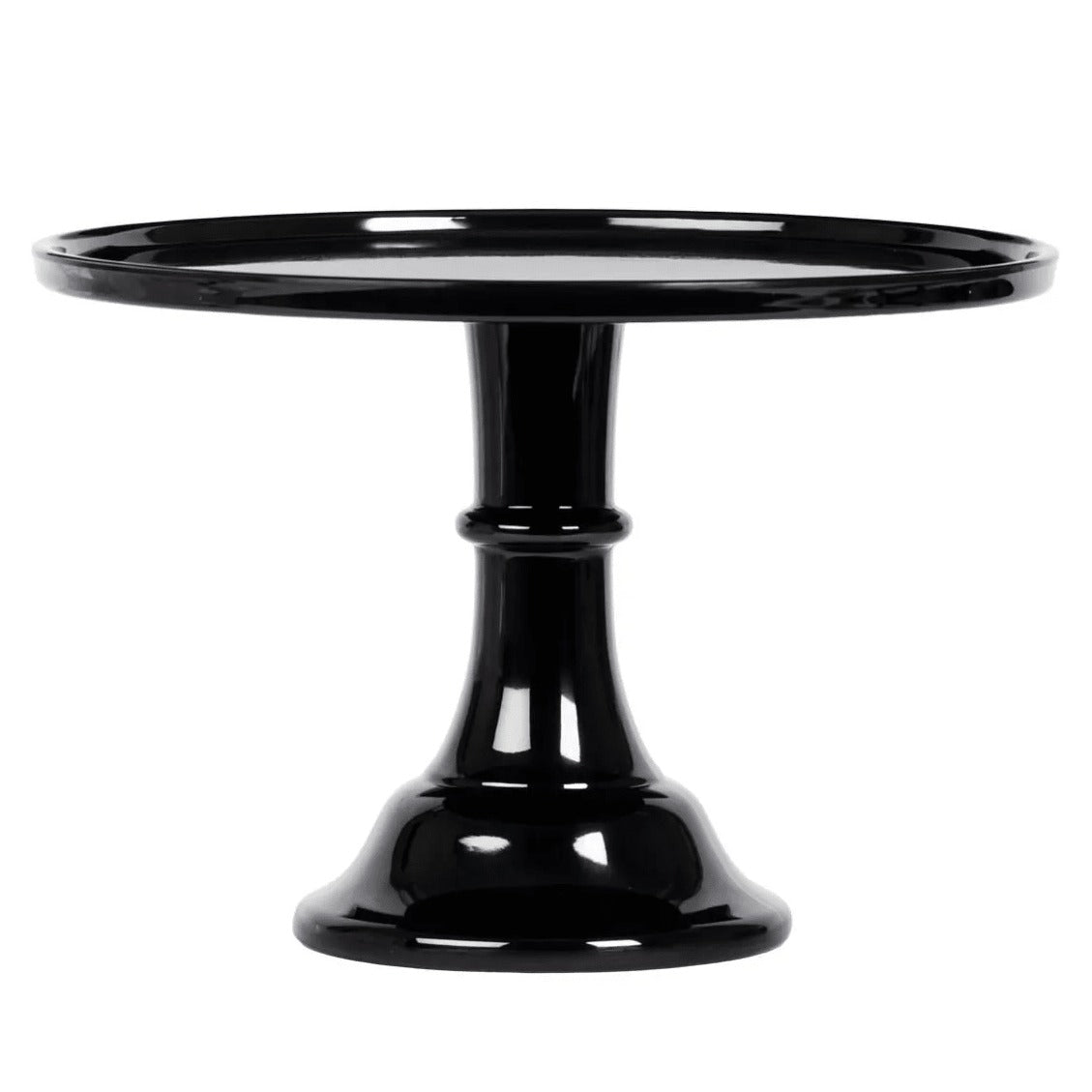 Large Ink Black Melamine Cake Stand