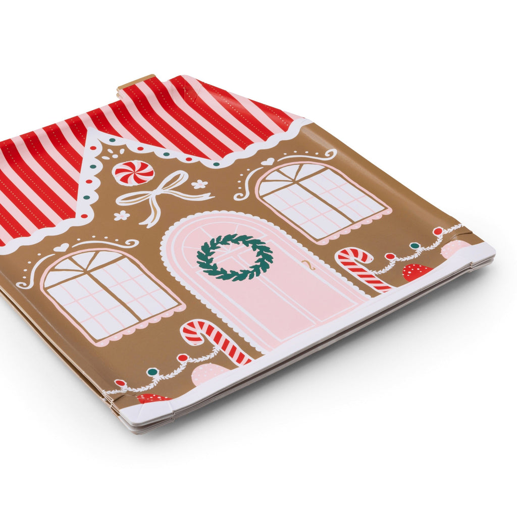 Sweet Gingerbread House Large Plates