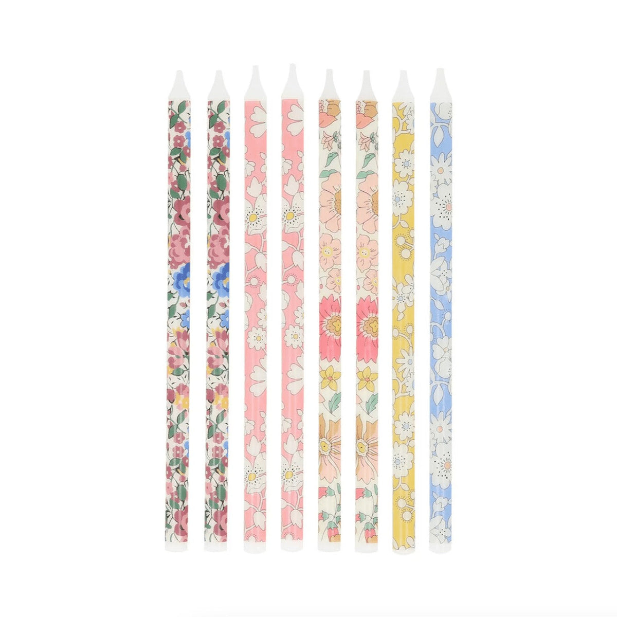 Meri Meri X Liberty Mixed Print Party Candles