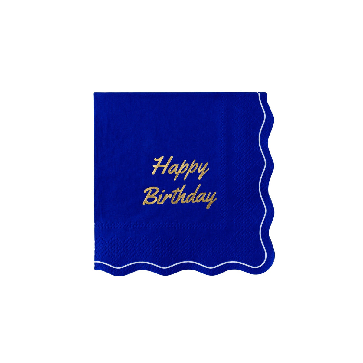 Betty CrockerTM X Bonjour Fete Blue Happy Birthday Cocktail Napkins