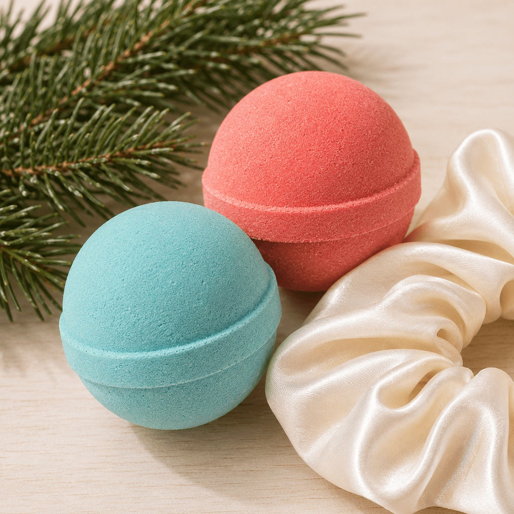 Wreath Christmas Mini Bath Bomb Gift Set