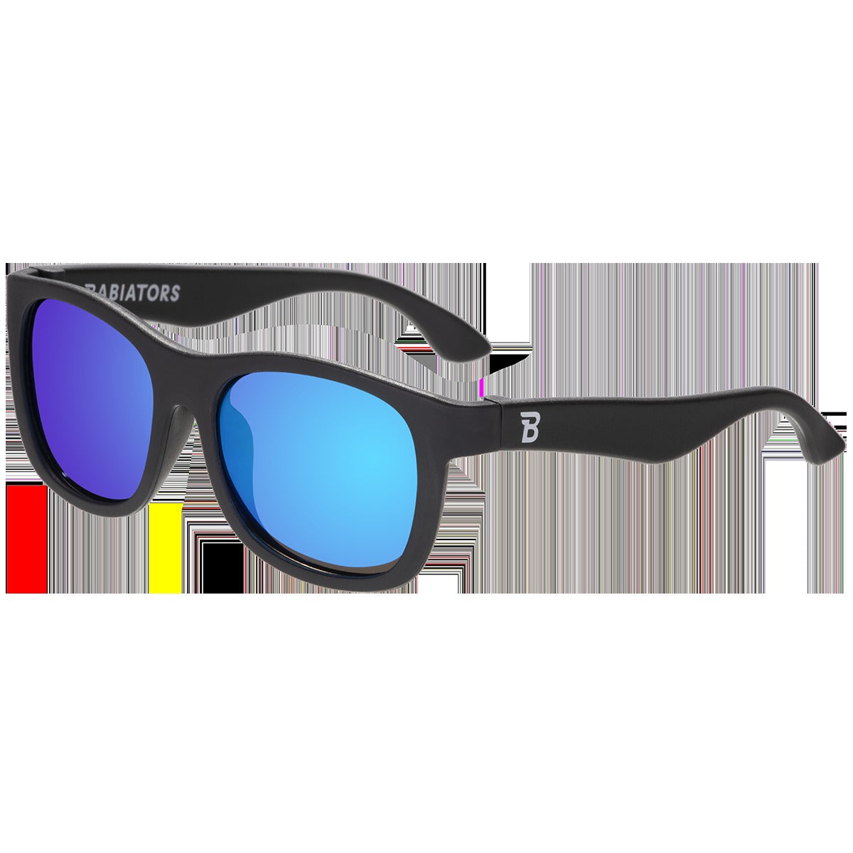 Kids Black Polarized Aviator Sunglasses