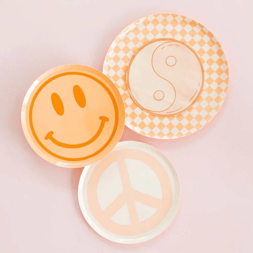 Peace & Love Peace Dessert Plates