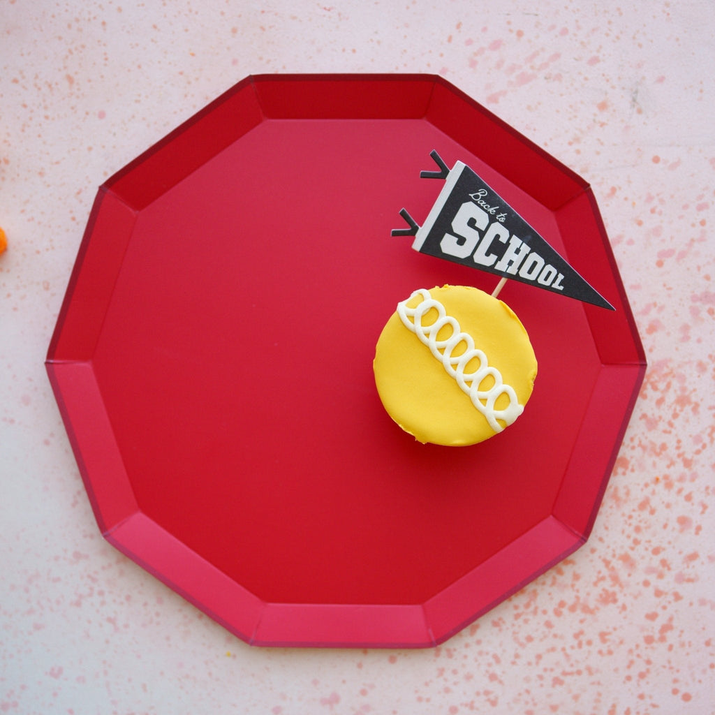 Cherry Red Signature Large Plates