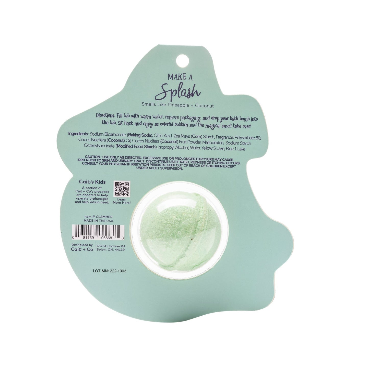 Mermaid Clamshell Bath Bomb