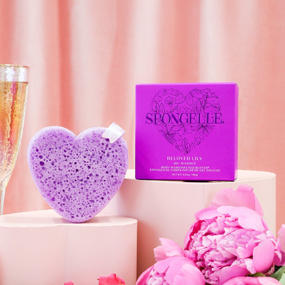 Beloved Lily Heart Buffer Sponge