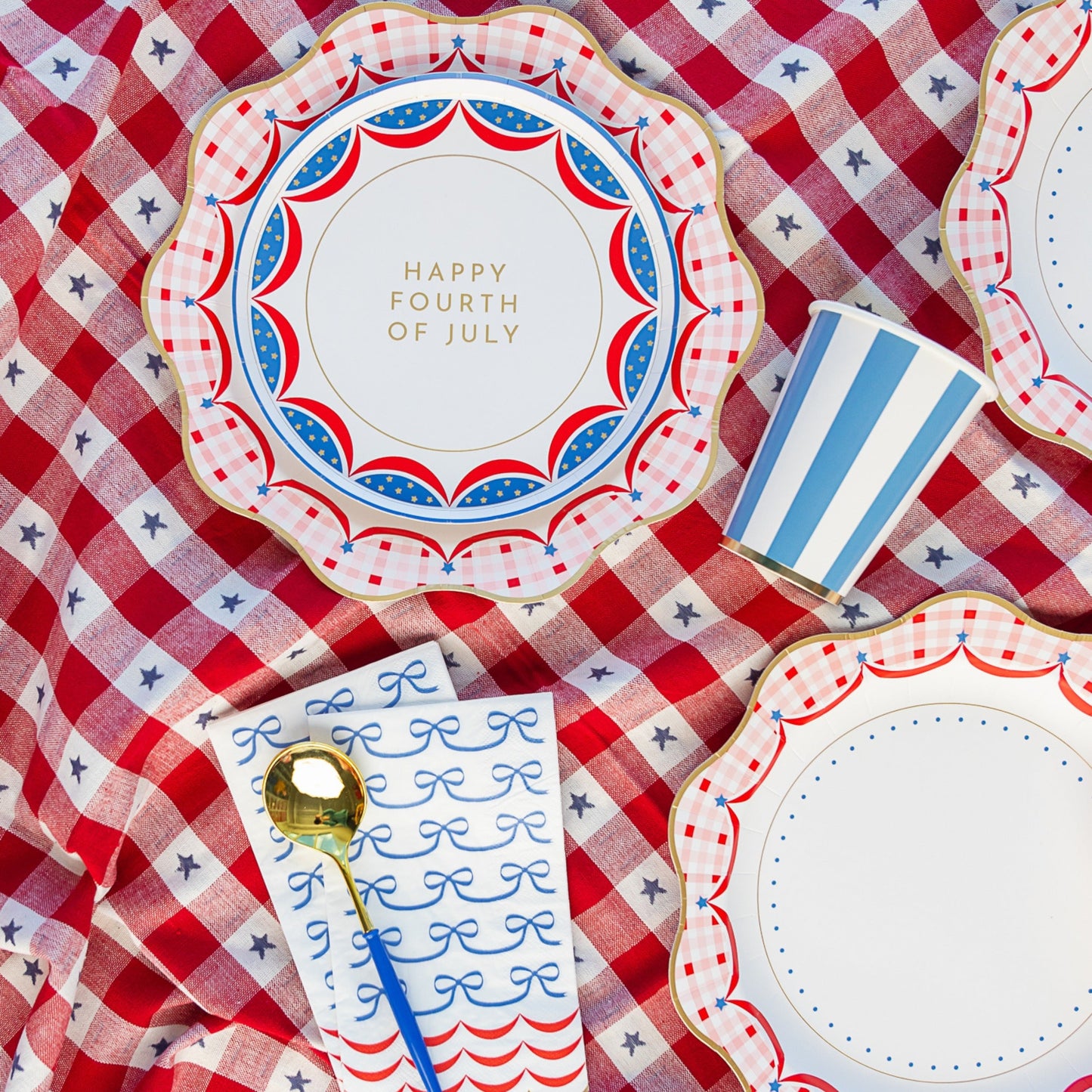 Happy 4th of July Dessert Plates