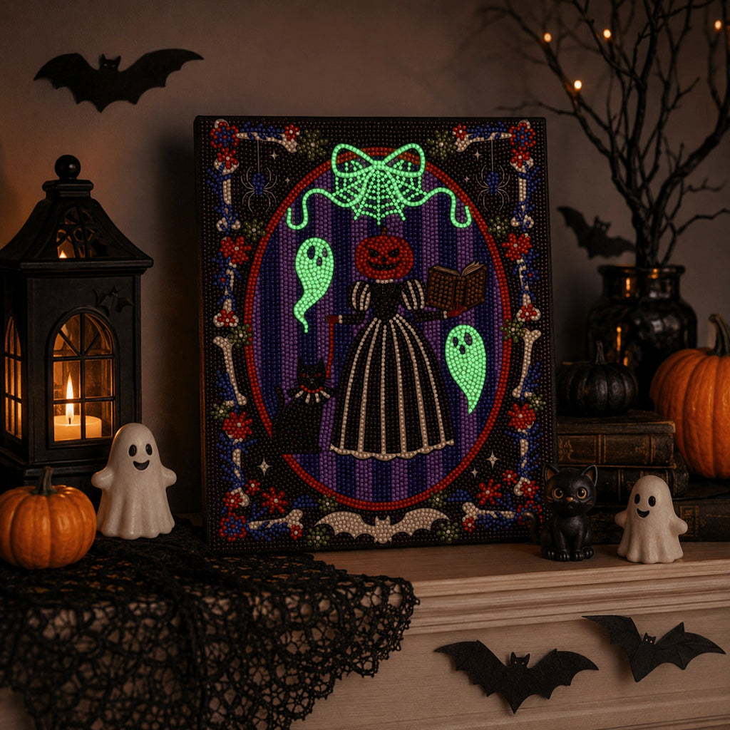 Headless Hostess Halloween Diamond Art Kit