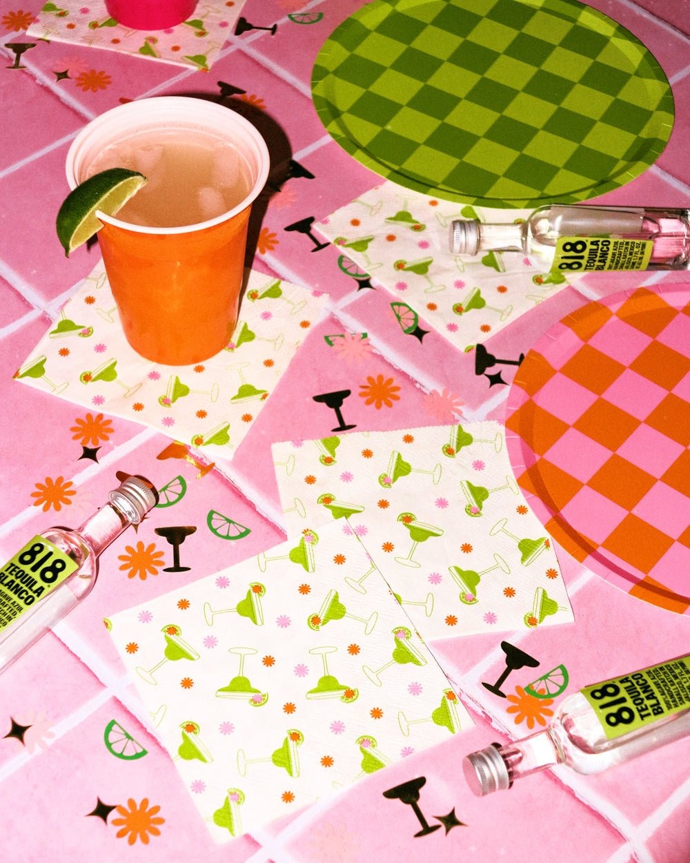 Margarita Print Cocktail Napkins