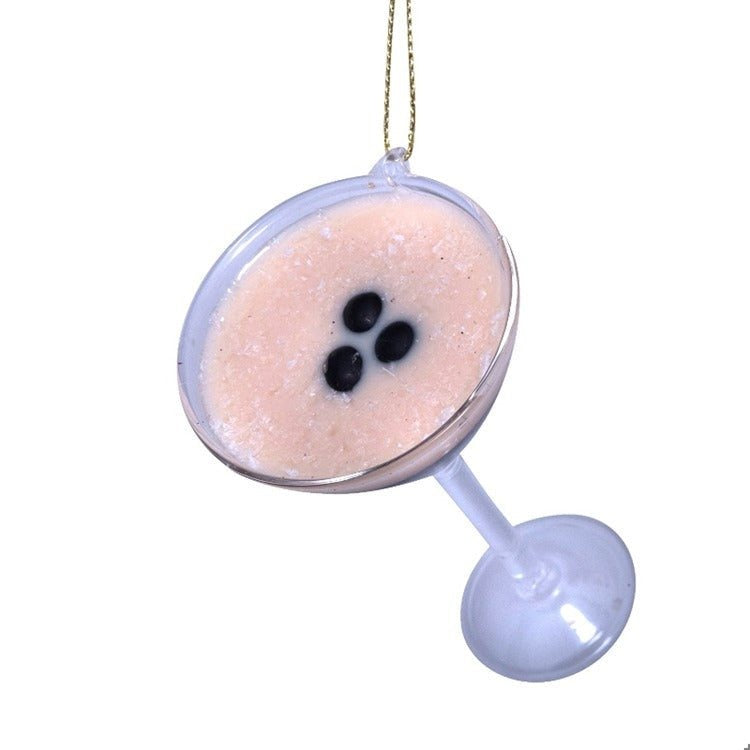 Espresso Martini Cocktail Glass Ornament