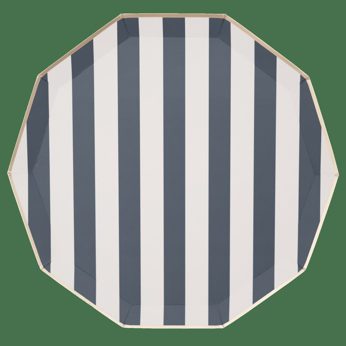 Midnight Blue Signature Cabana Stripe Plates