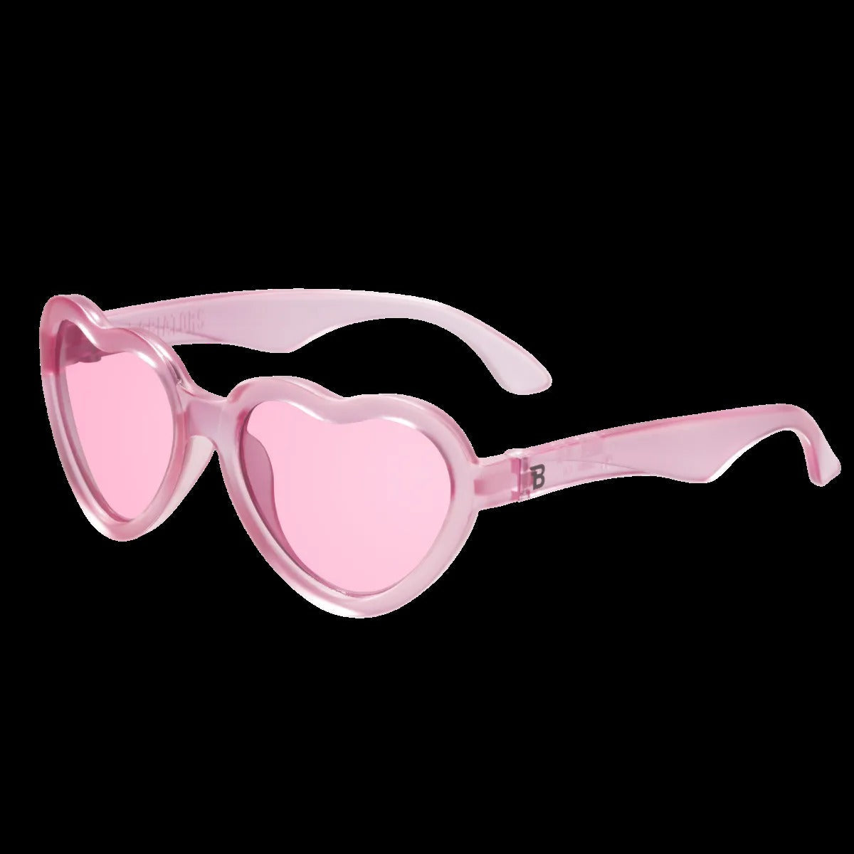 Kids Fuchsia Heart Sunglasses