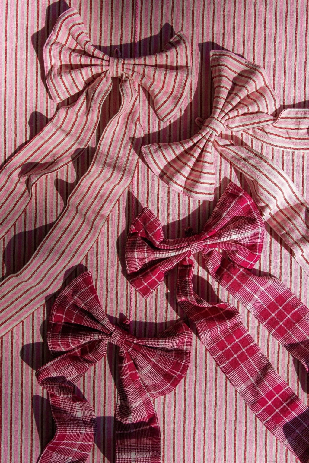 Rosehill Plaid Fabric Bow