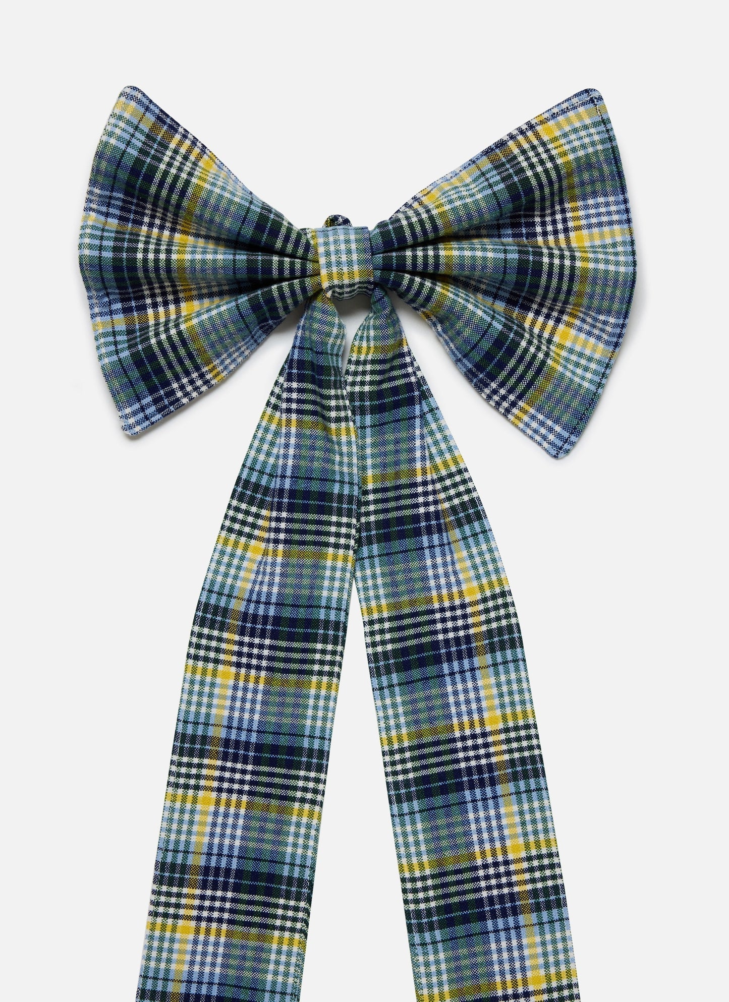 MAINE PLAID - Multicolor Fabric Bow
