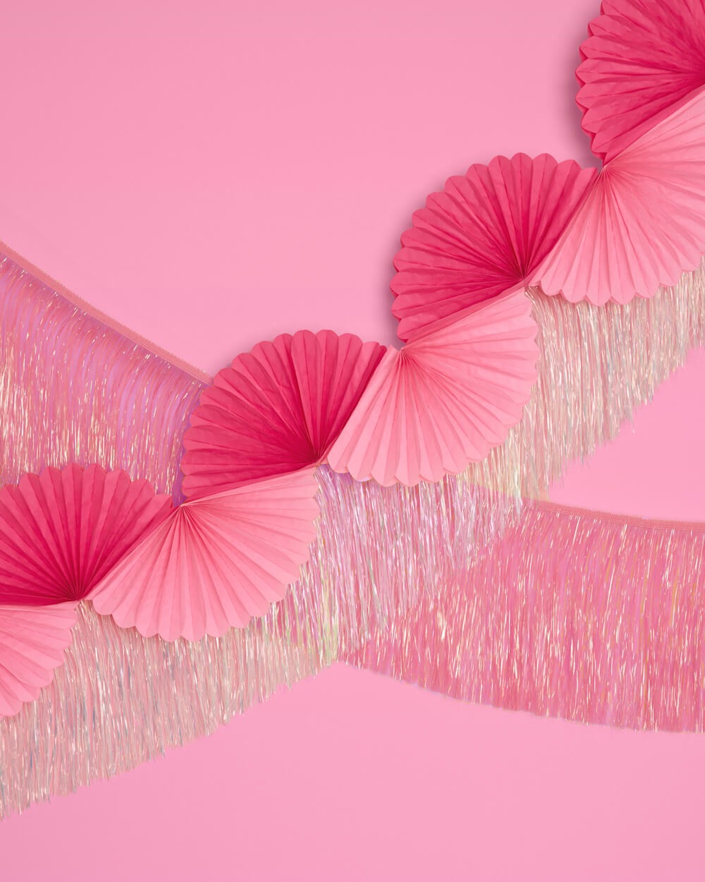 Pink Tissue Fan Banner