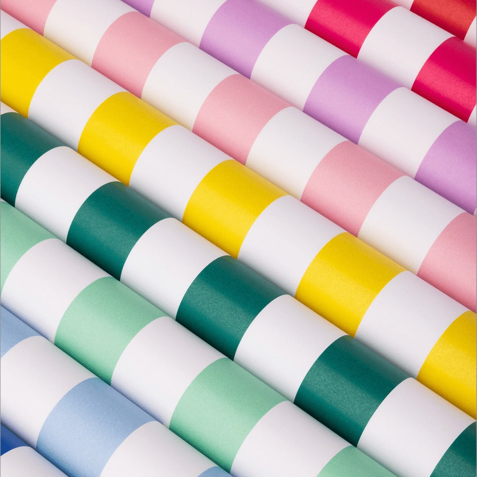 Petal Pink Signature Cabana Stripe Table Runner