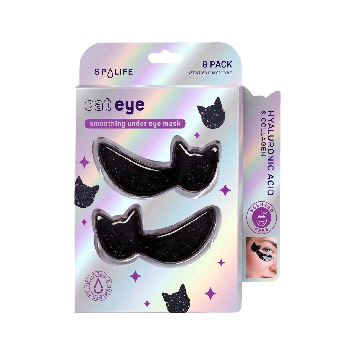 Black Cat Halloween Under Eye Patches