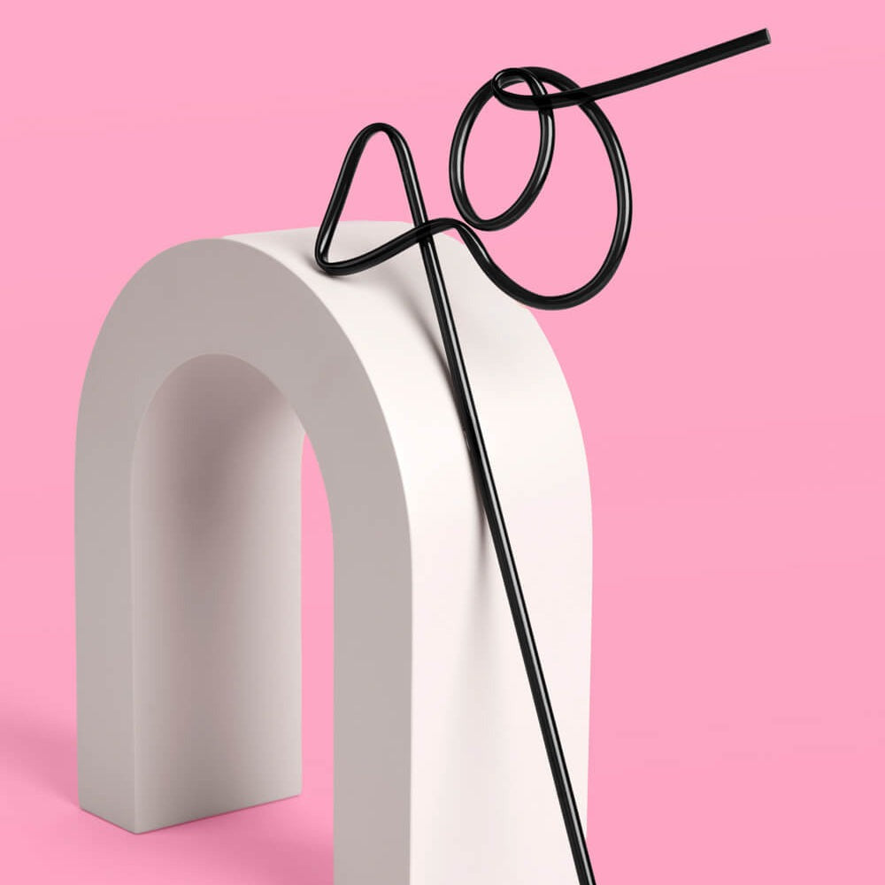 40 Birthday Reusable Straw