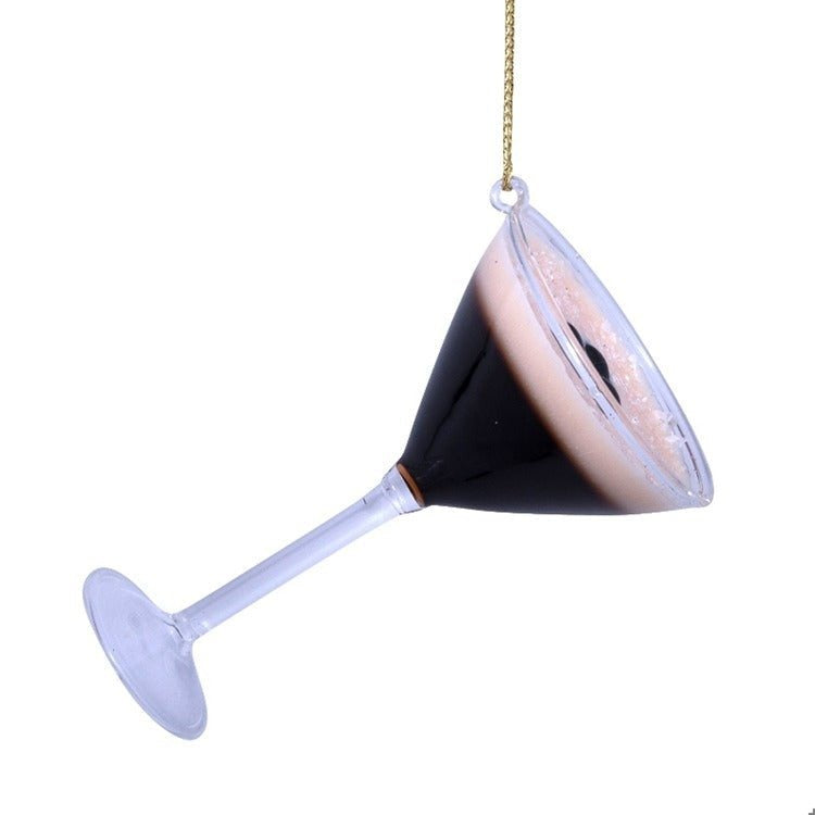 Espresso Martini Cocktail Glass Ornament