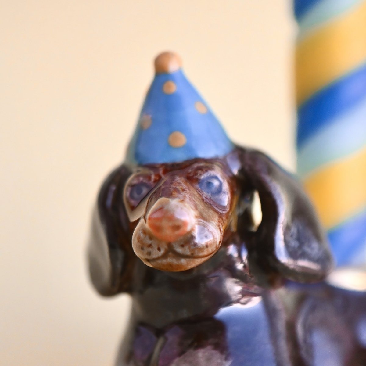Dachshund Birthday Candle Holder