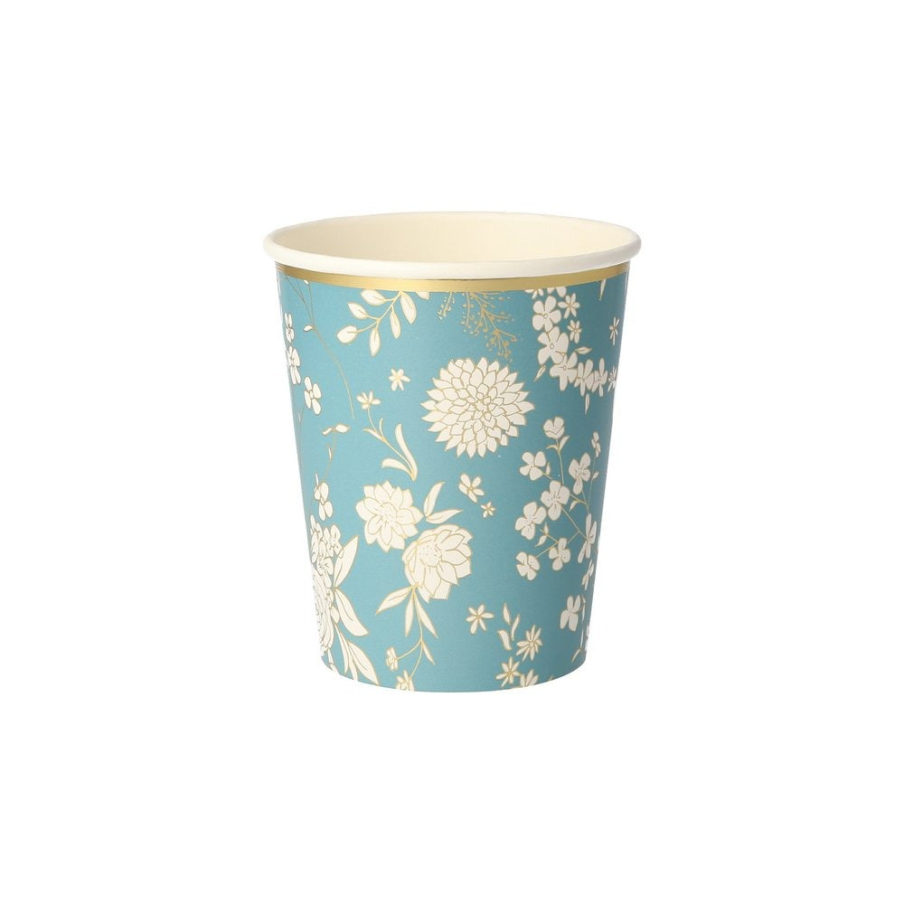 English Garden Floral Party Cups