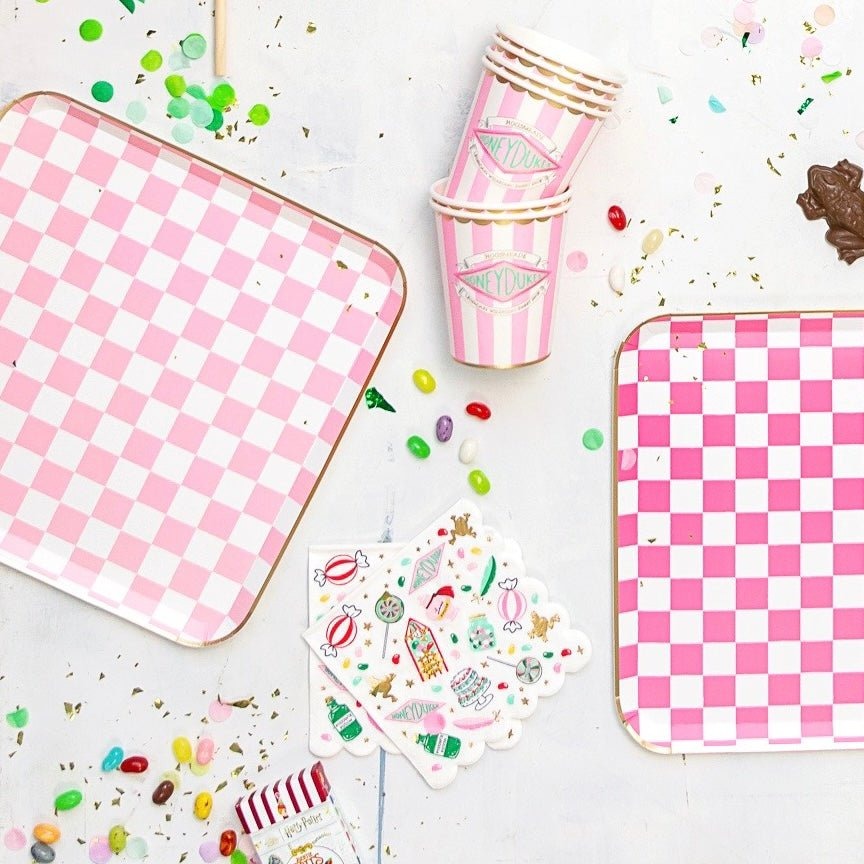 Harry Potter X Bonjour Fete Honeydukes Pink Stripe Cups