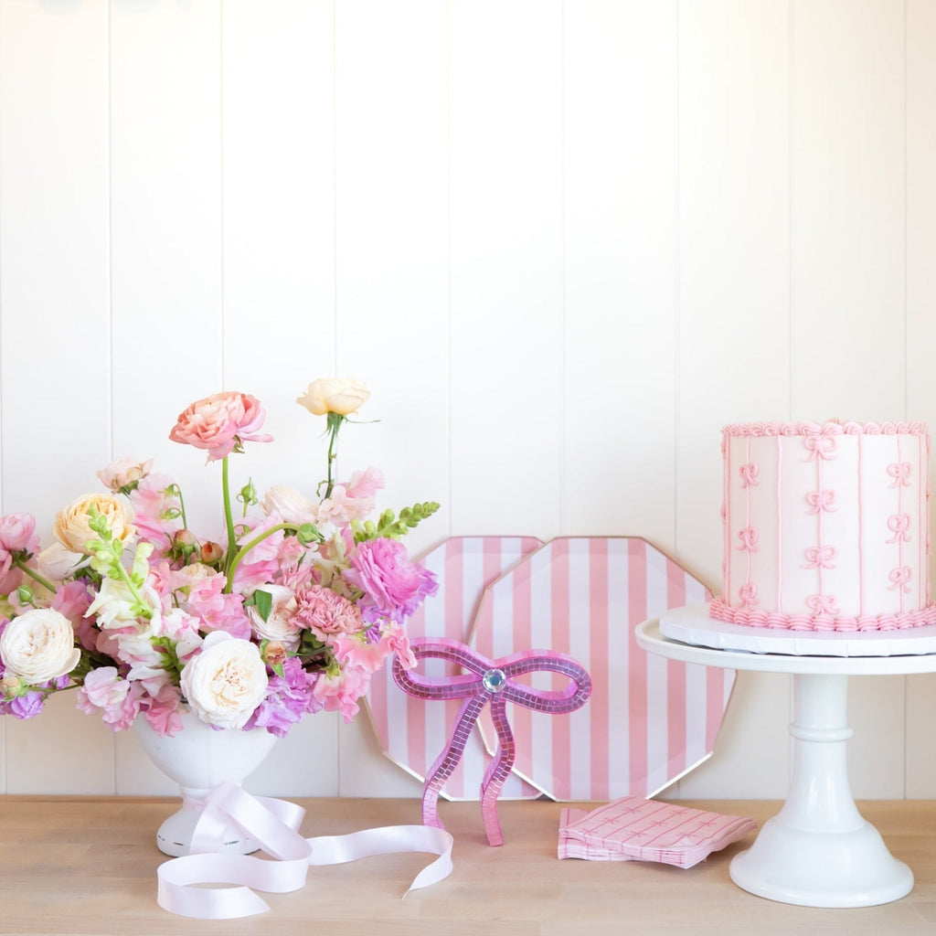 Petal Pink Signature Bow Small Napkins