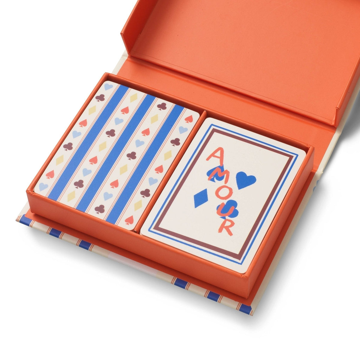 Suits & Stripes Playing Cards, Set of 2 Decks