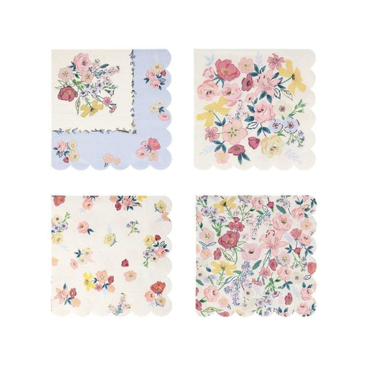 English Garden Floral Party Napkins
