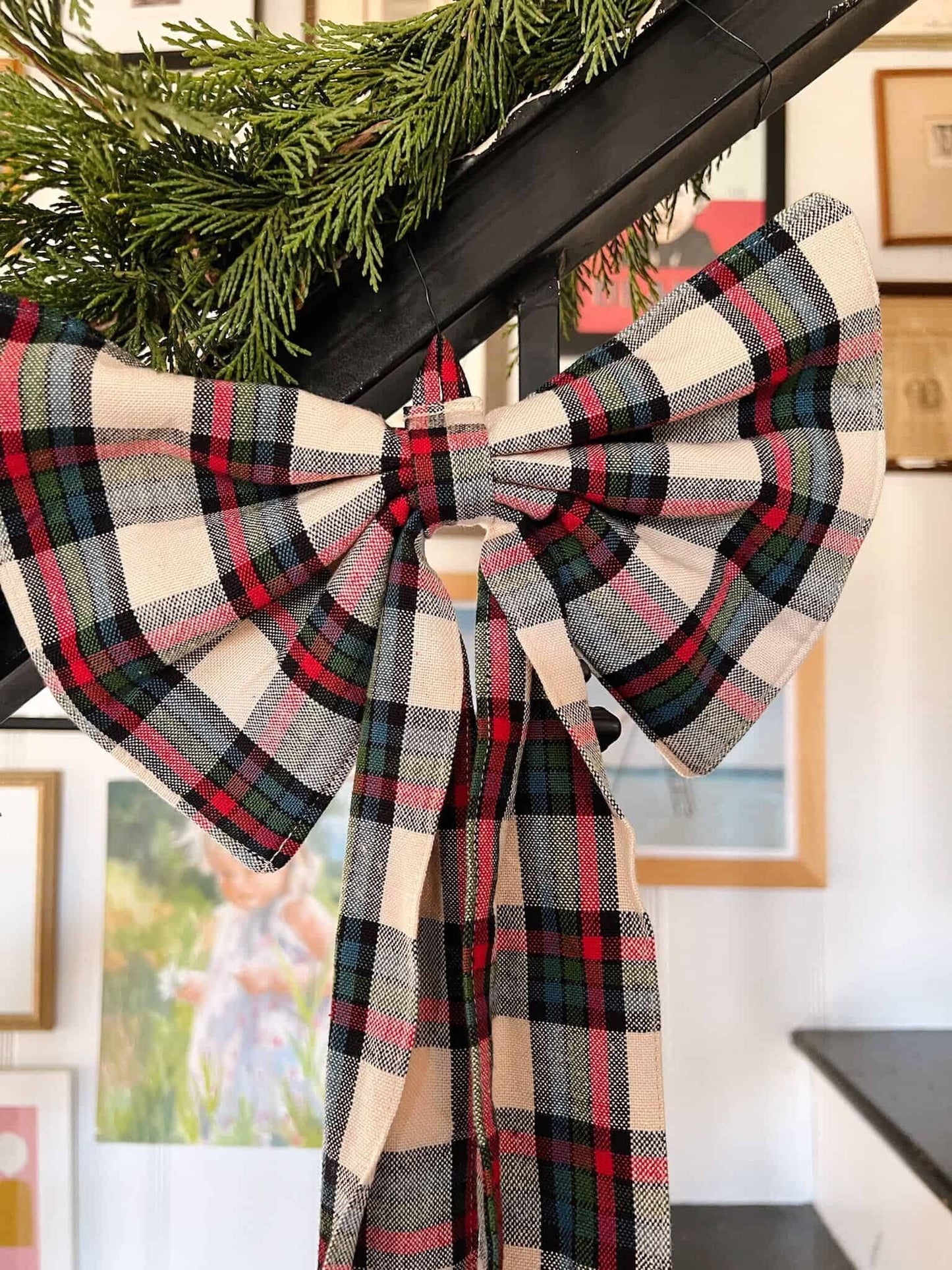 IDYLLWILD PLAID - Multi Fabric Bow