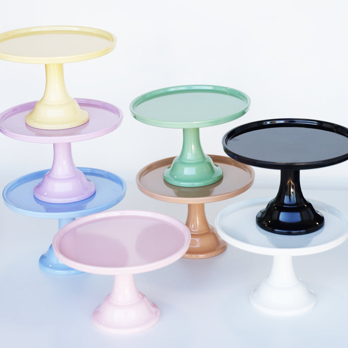 Small Lilac Purple Melamine Cake Stand