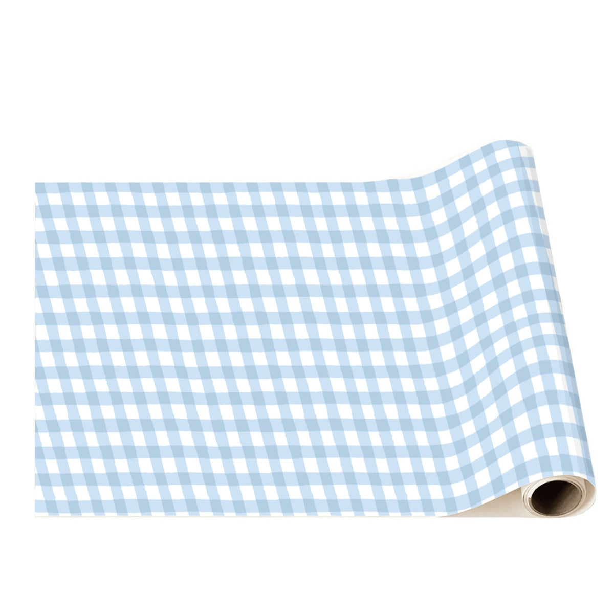 Sky Blue Gingham Table Runner