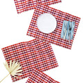 Noel Plaid Placemat Set