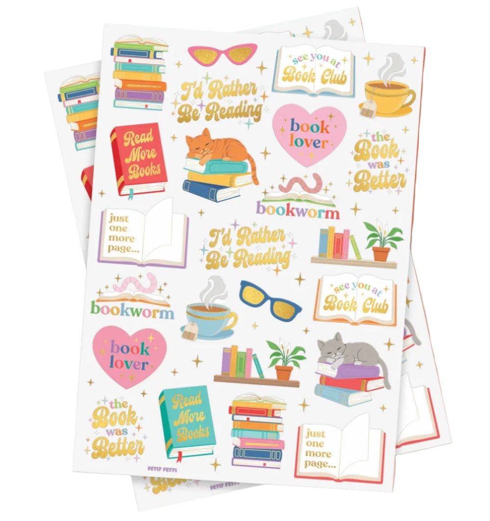 Book Lover Temporary Tattoos