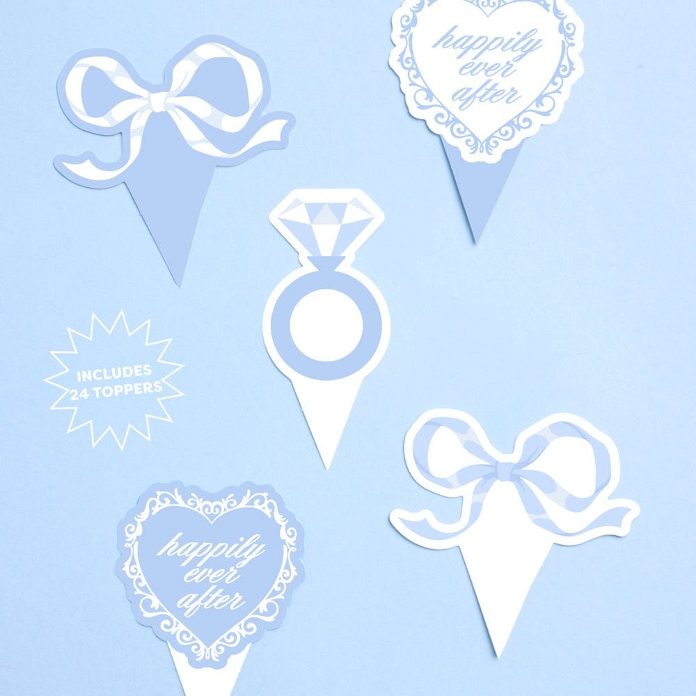 Happily Ever After Cupcake Toppers