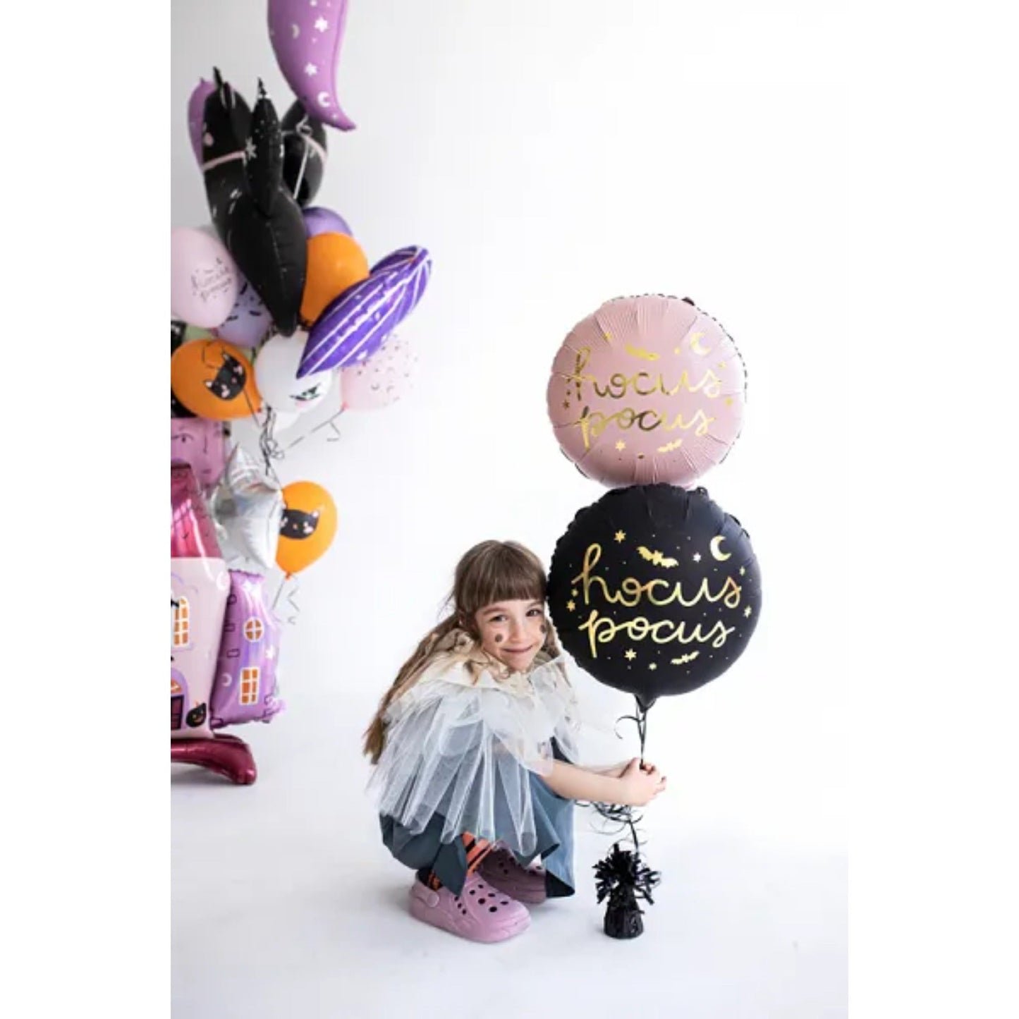 Black Hocus Pocus Halloween Balloon