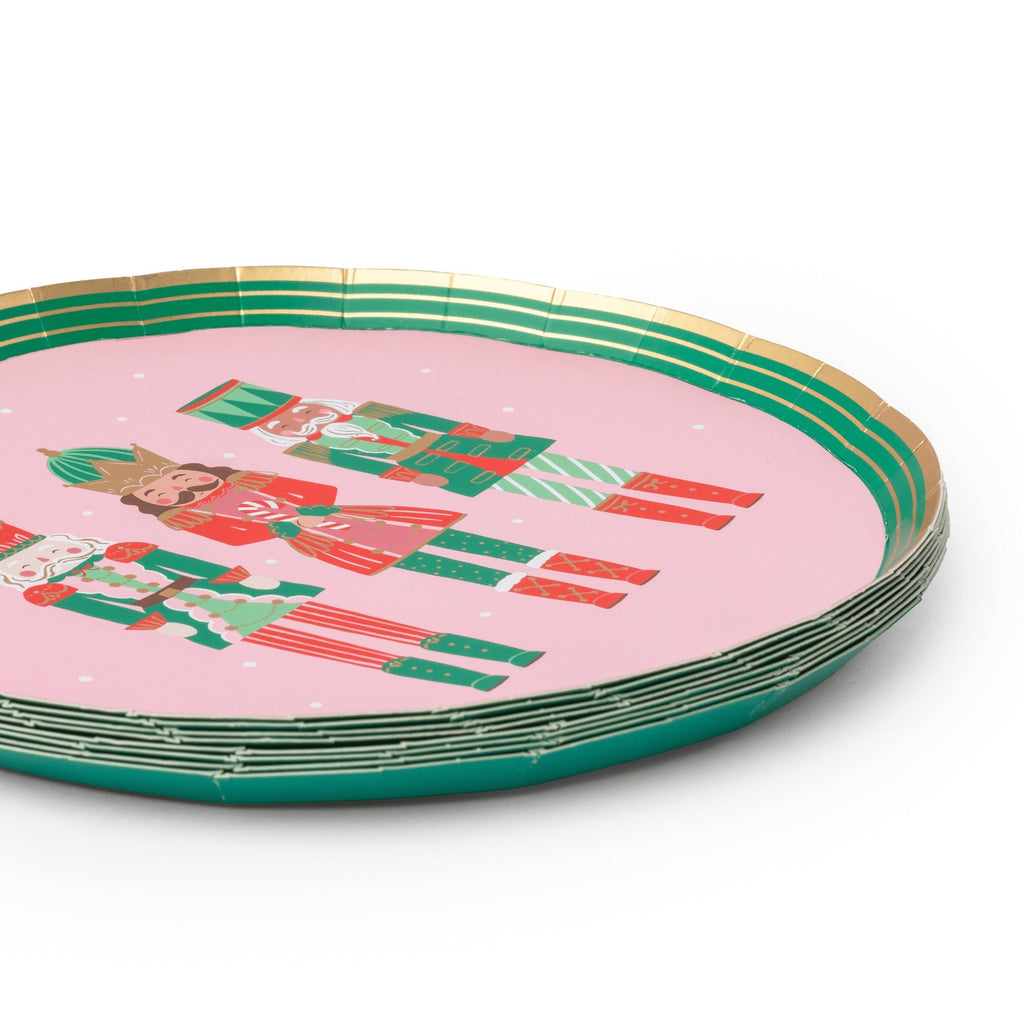 Pink Nutcracker Dessert Plates
