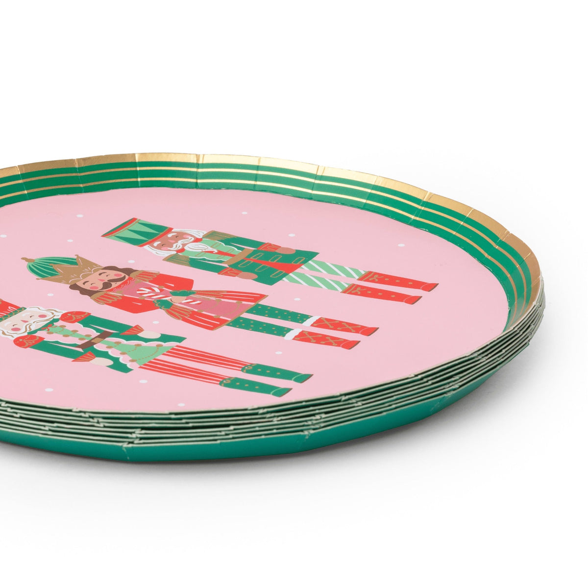Pink Nutcracker Dessert Plates