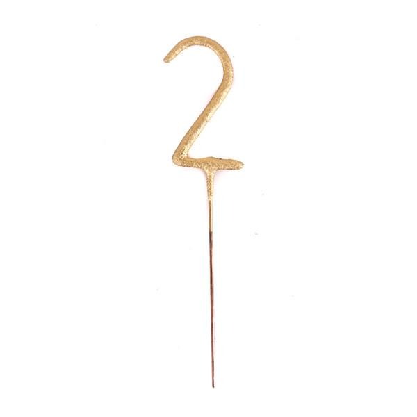Gold Number Sparklers
