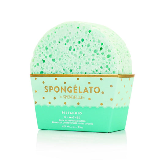 Pistachio Shower Buffer Sponge