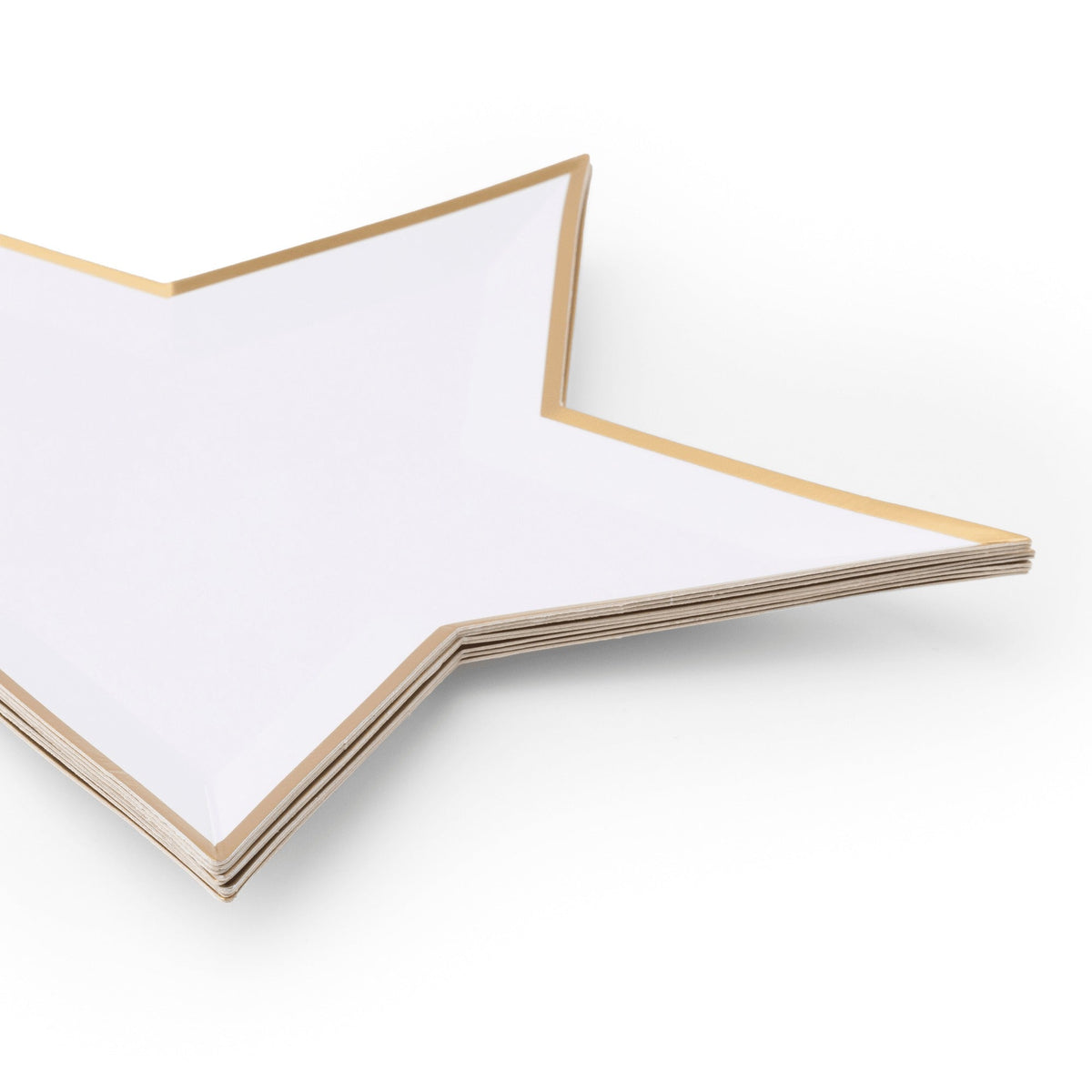 Blanc White Star Shaped Plates