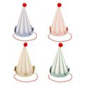 Pastel Stripe Party Hats